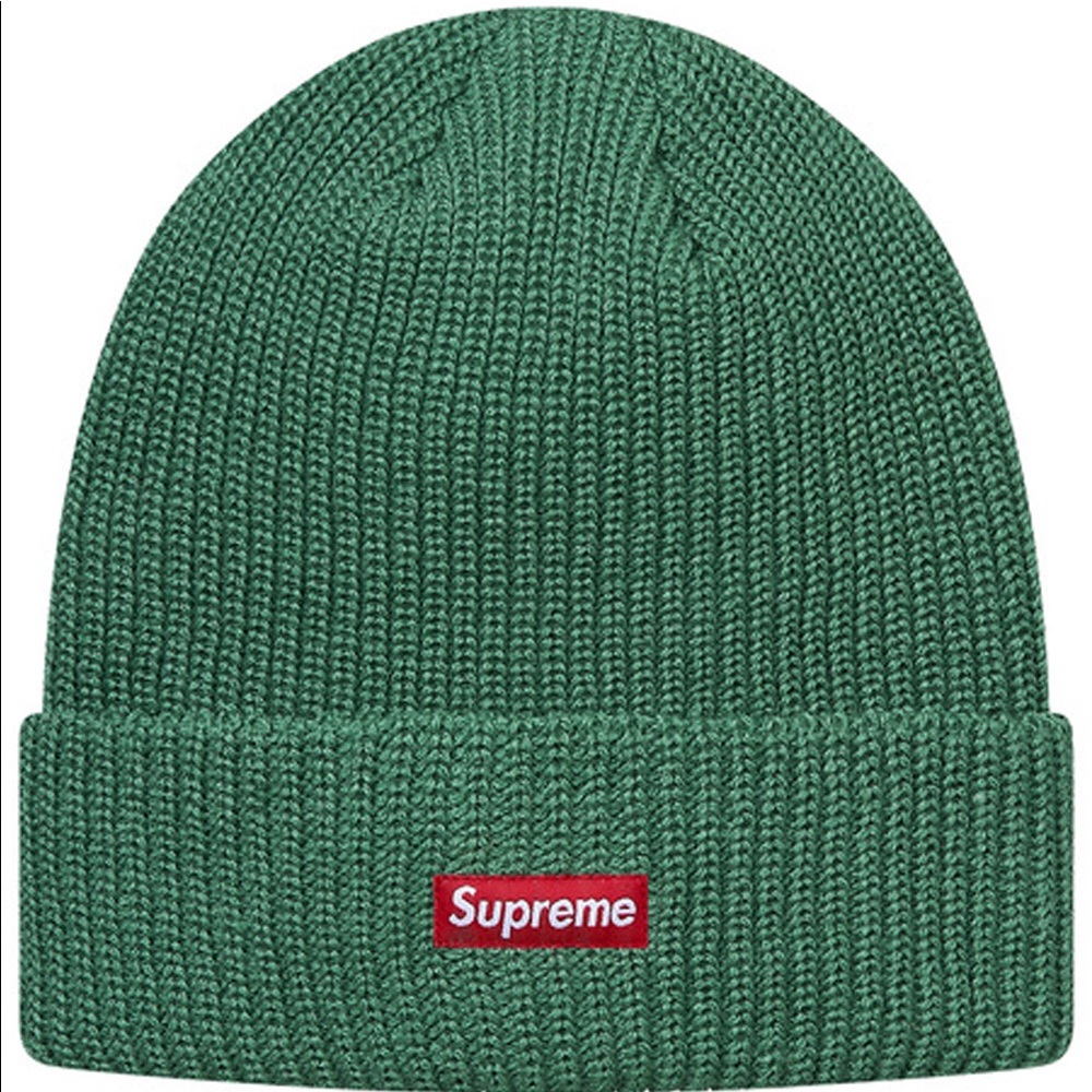 NWT SUPREME LOOSE GAUGE BEANIE - GREEN